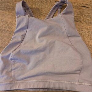 Lululemon Free To Be Serene Bra *High Neck Heathered Powdered Mauve